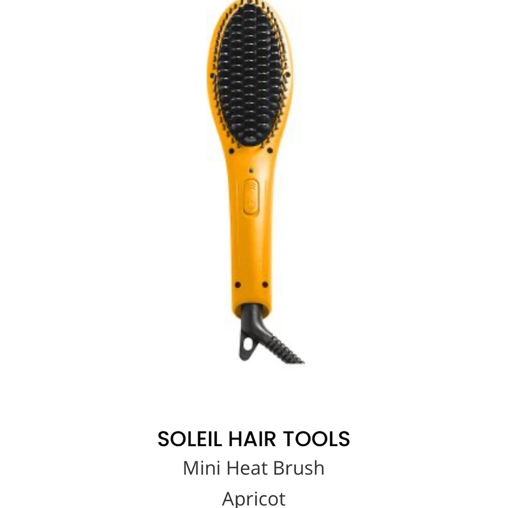 SOLEIL HAIR TOOLS
Mini Heat Brush
Apricot